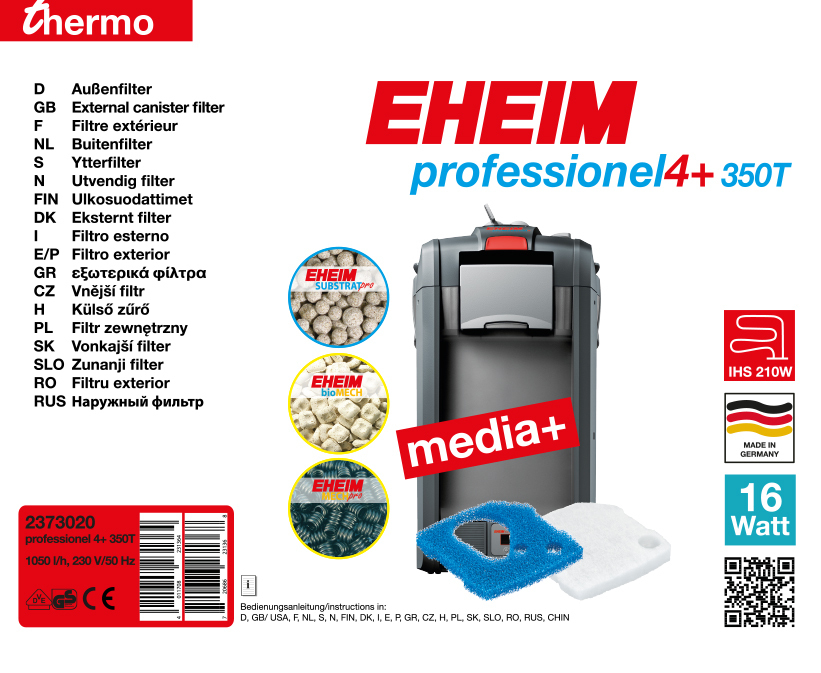 EHEIM Filter EHEIM professionel 4+ 350T