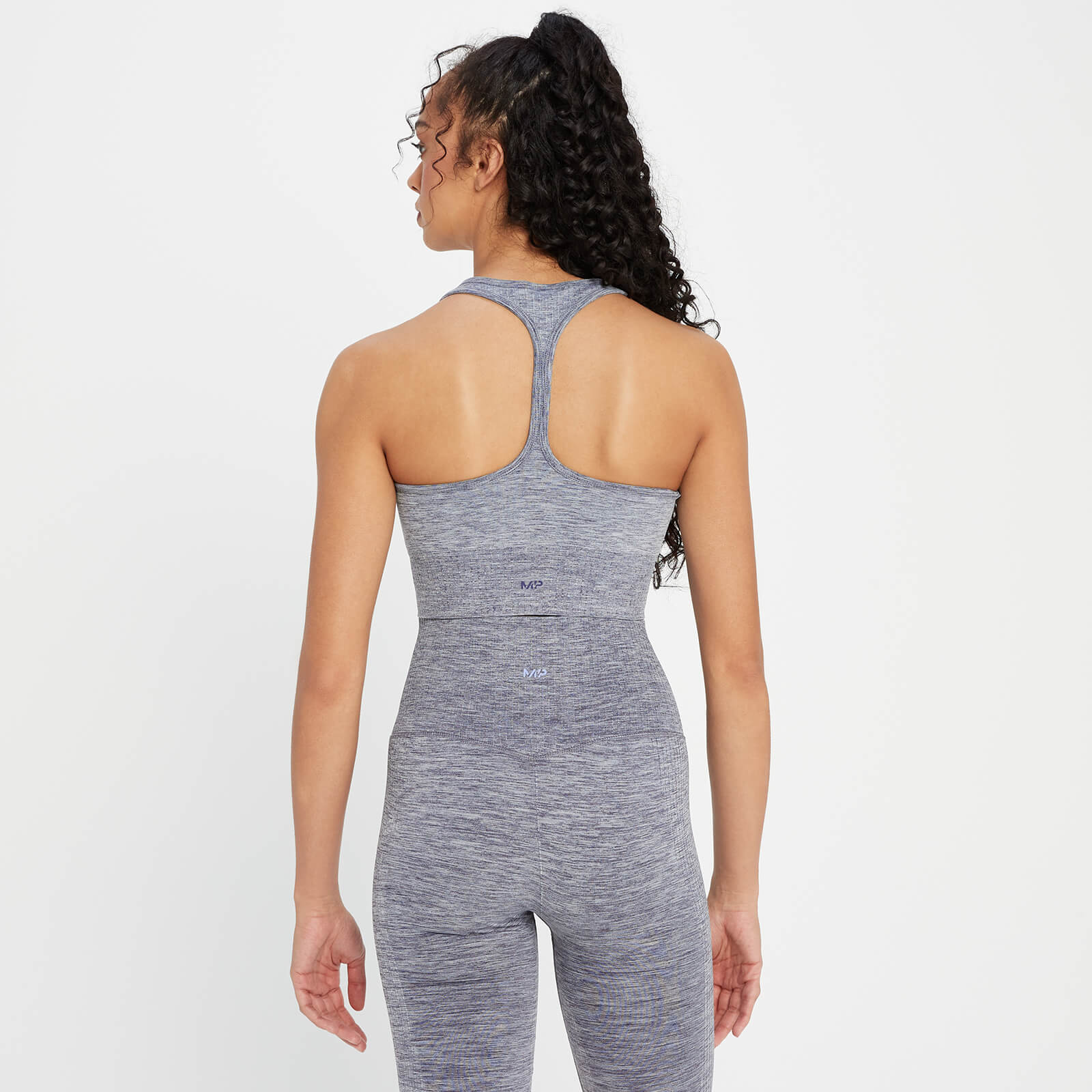 Brassière de sport sans coutures MP Composure pour femmes – Bleu galaxie