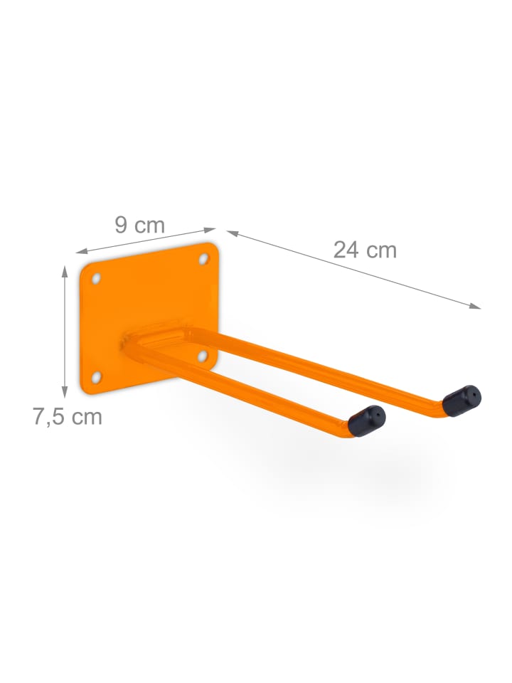 relaxdays Wandhaken in Orange günstig kaufen onesize