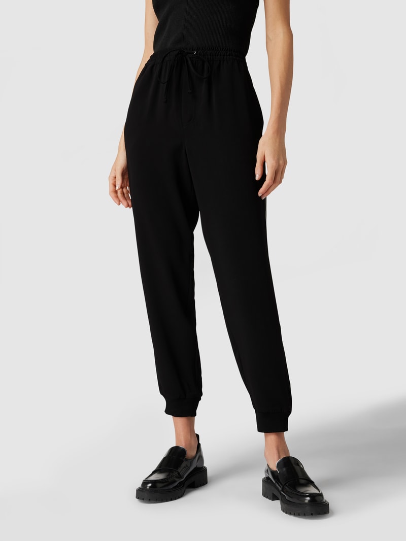 Sweatpants mit Kontraststreifen in schwarz