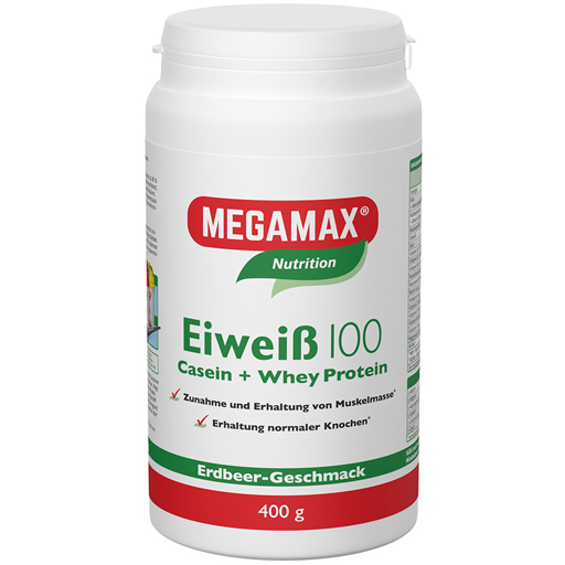 EIWEISS 100 Erdbeer Megamax Pulver  400 g  Pulver