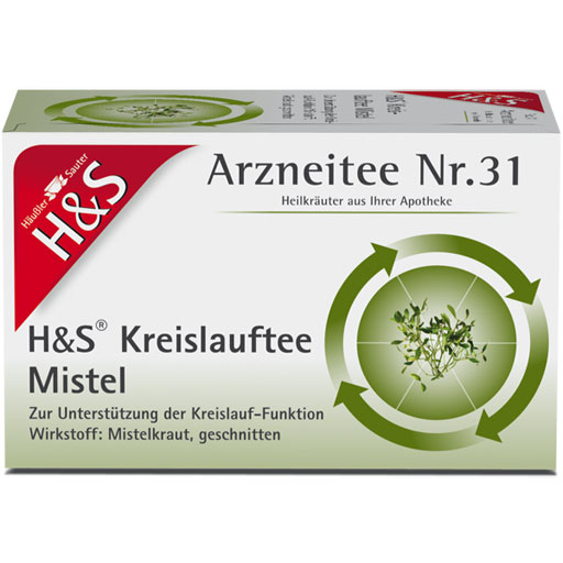 H&S Kreislauftee Mistel Filterbeutel  20X2.0 g  Filterbeutel