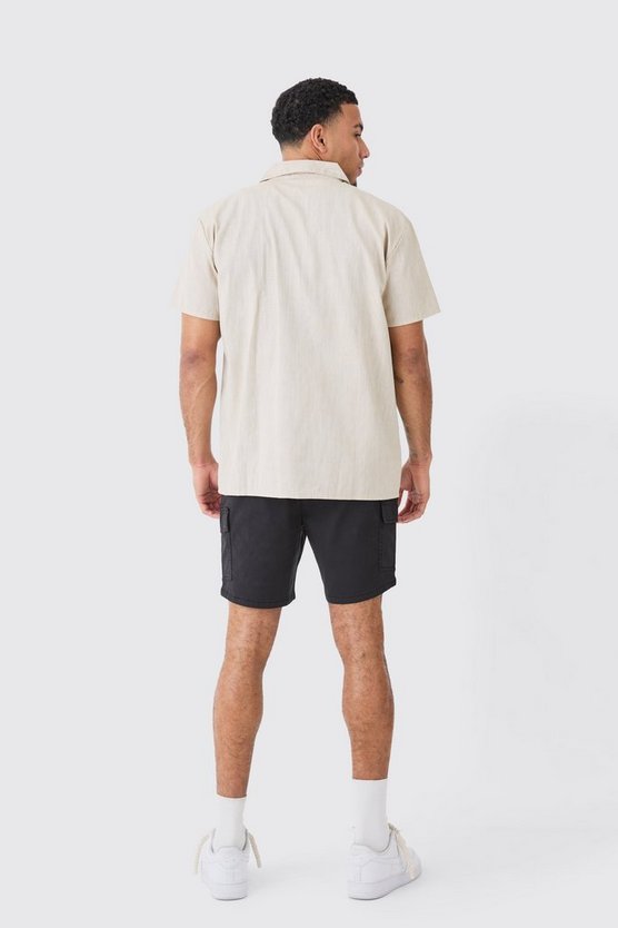 Slim-Fit Cargo-Shorts