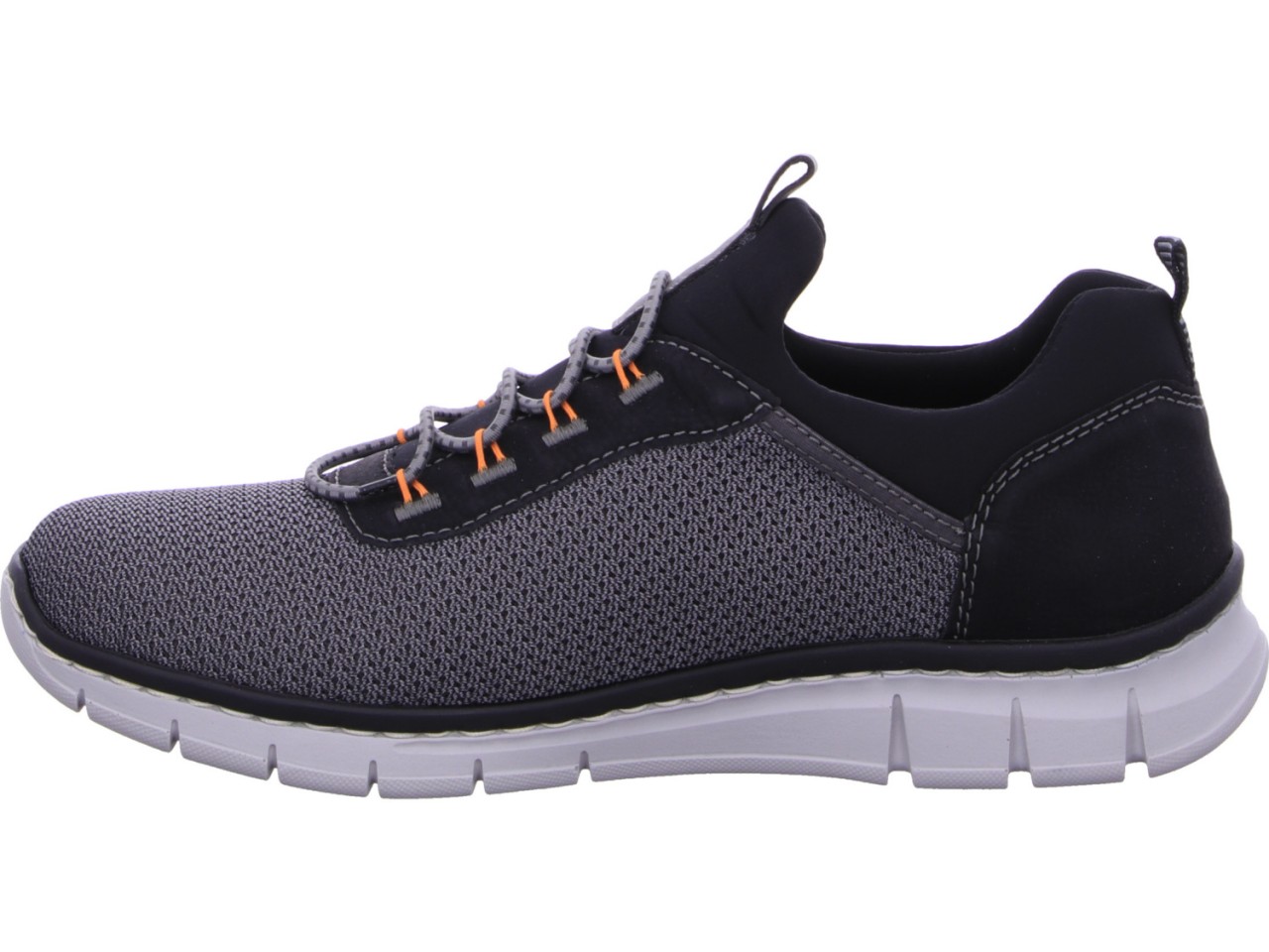 RIEKER Komfort Slipper grau