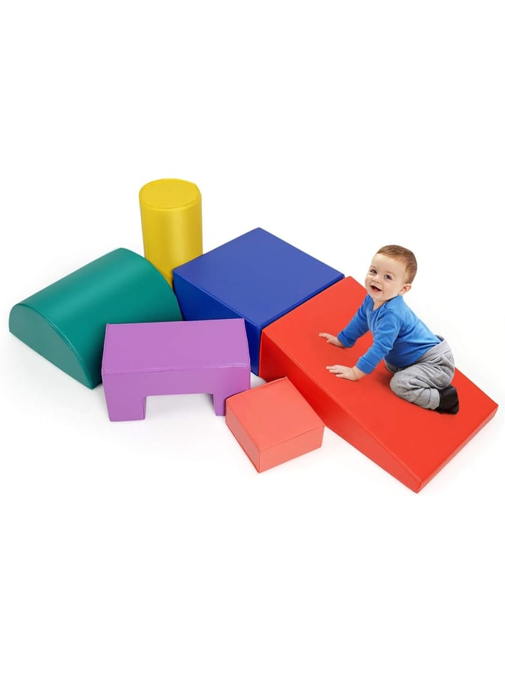 COSTWAY 6 Stk. Schaumstoffbausteine in Bunt günstig kaufen onesize