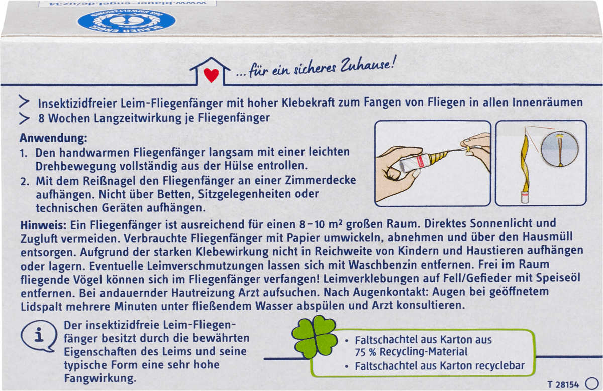 Fliegenfänger, 4 St