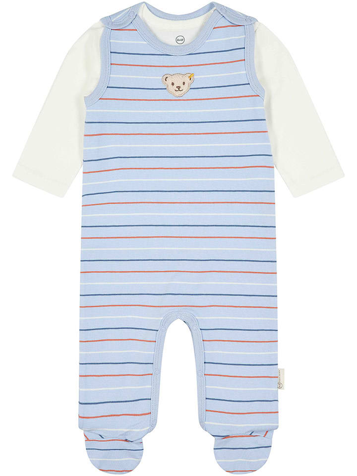 Steiff 2tlg. Outfit in Hellblau günstig kaufen