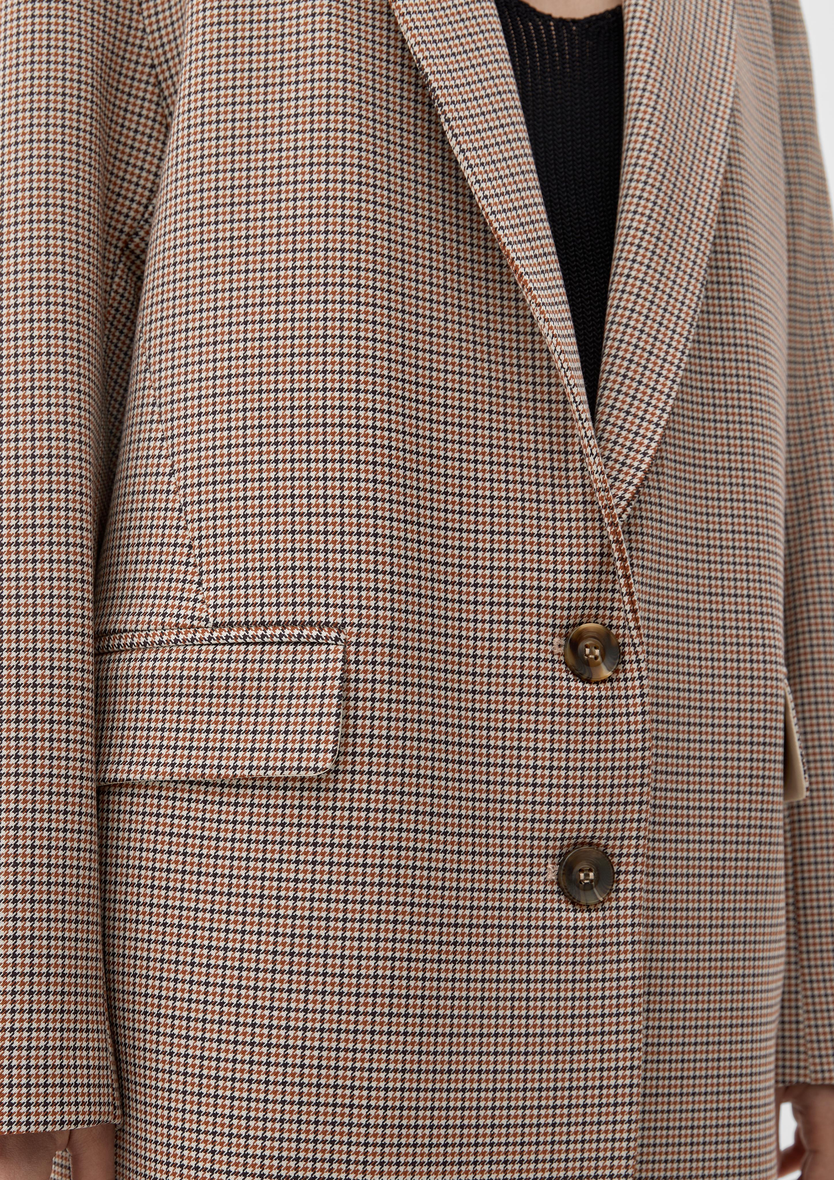 Karierter Boyfriend-Blazer  2123578-81N4