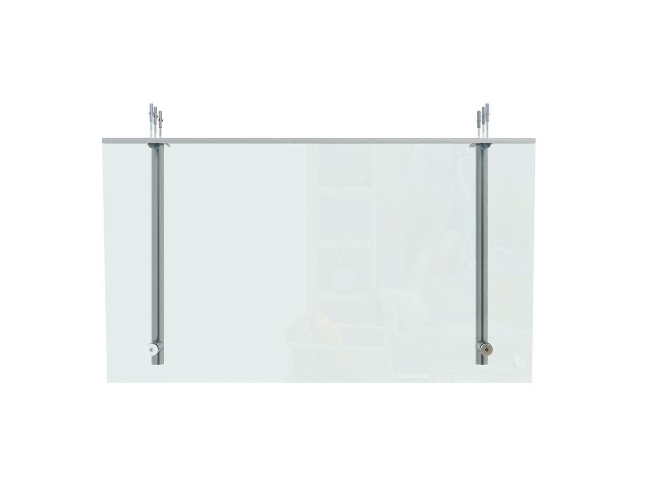 Better Home Edelstahlvordach mit Sicherheitsglas /Überdachung/Vordächer/Türvordach HD 140 cm