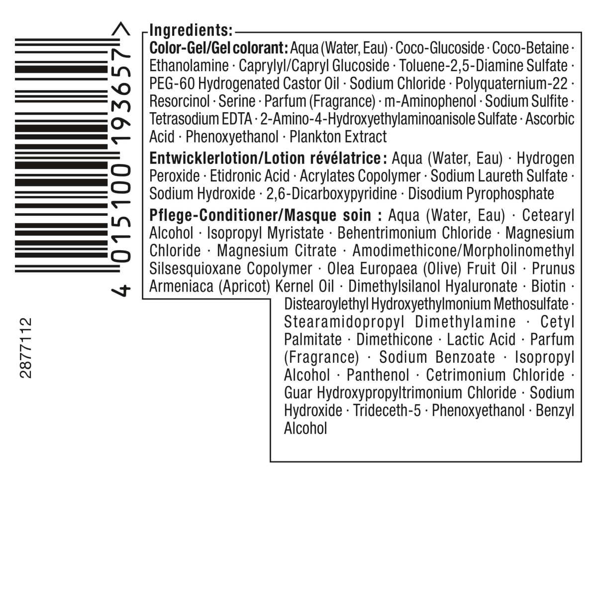 Haarfarbe Schaum 300 Schwarzbraun, 1 St