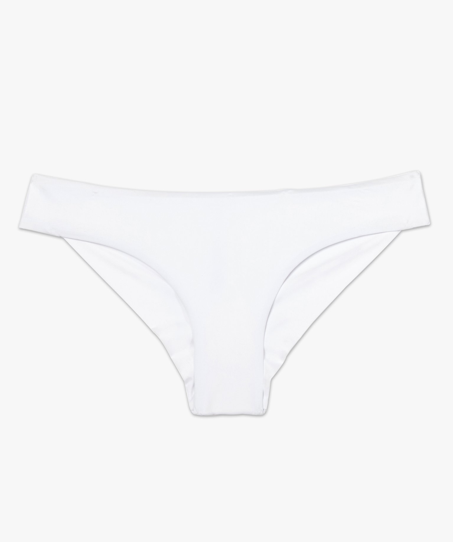Bas de maillot de bain femme forme shorty uni blanc | GEMO
