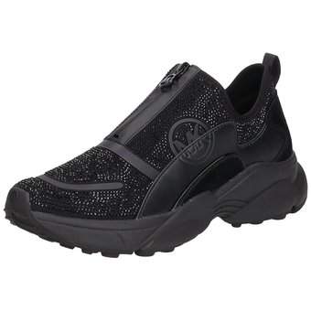 Michael Kors Sami Zip Trainer Sneaker in schwarz
