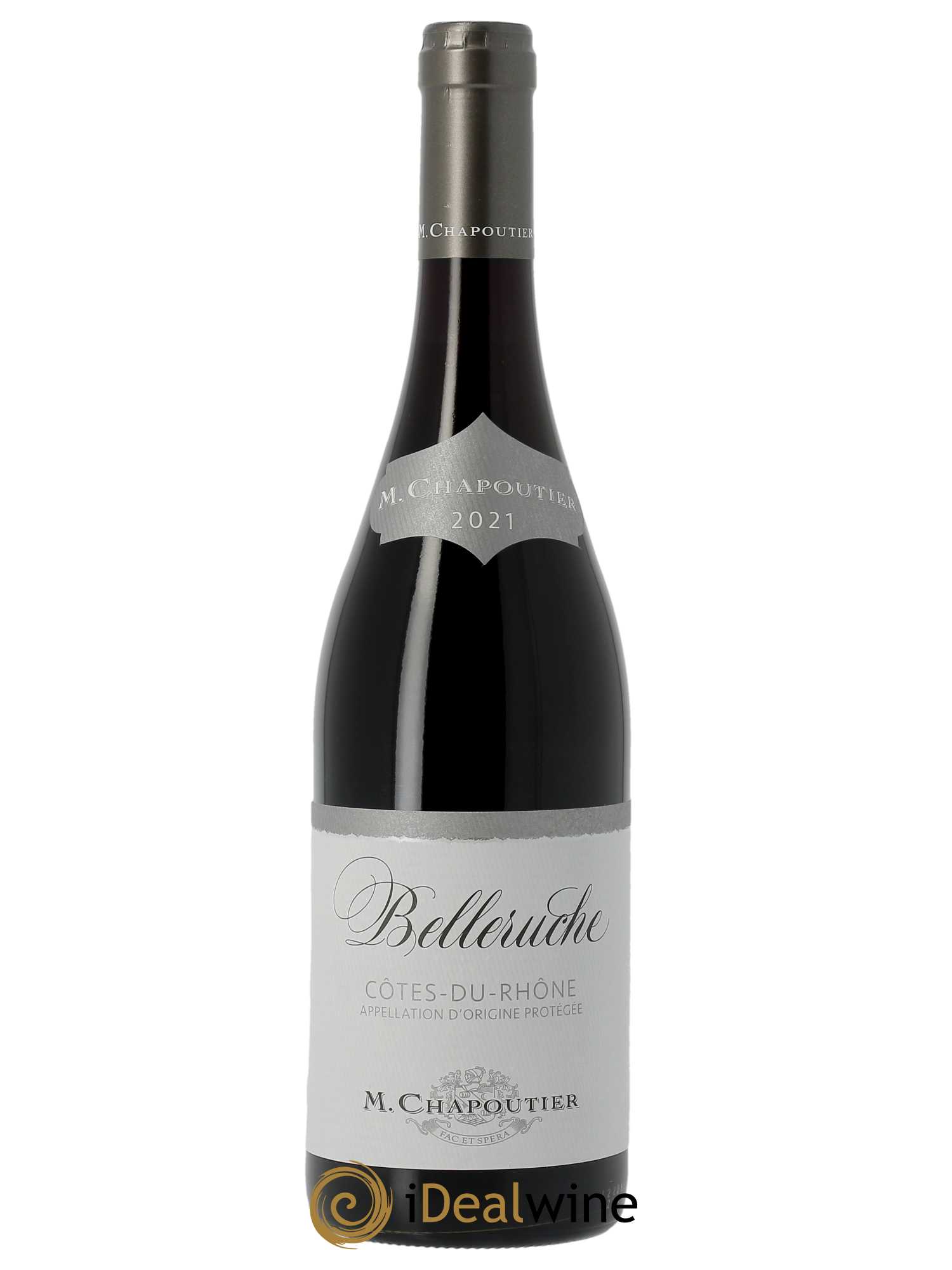 Côtes du Rhône Belleruche Chapoutier  2021 - Lot de 1 Bouteille