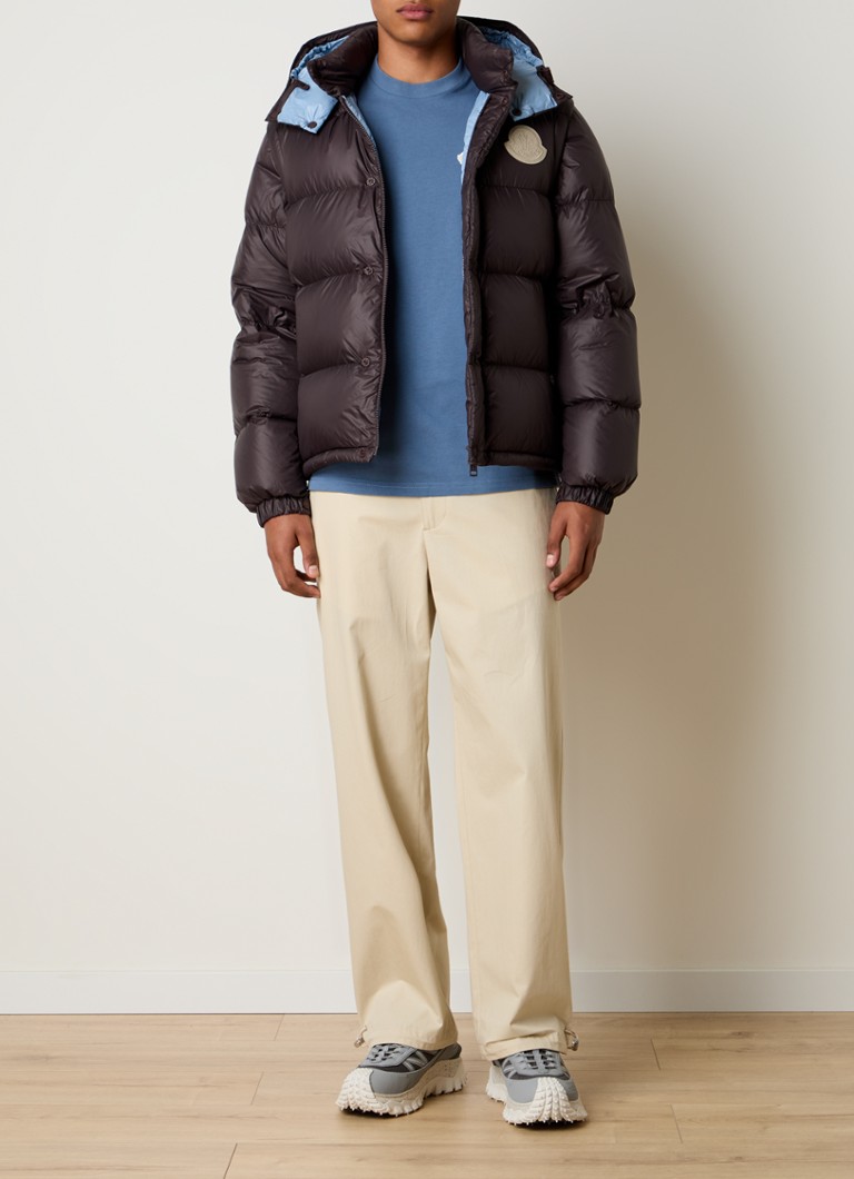 Moncler Cyclone puffer jacket with down padding and removable sleeves