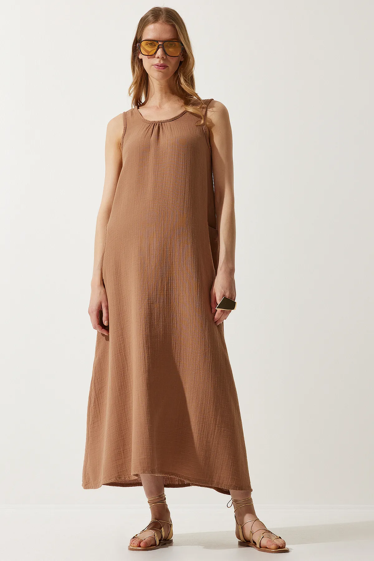 Happiness İstanbul  Kleid - Dunkelblau - A-Linie