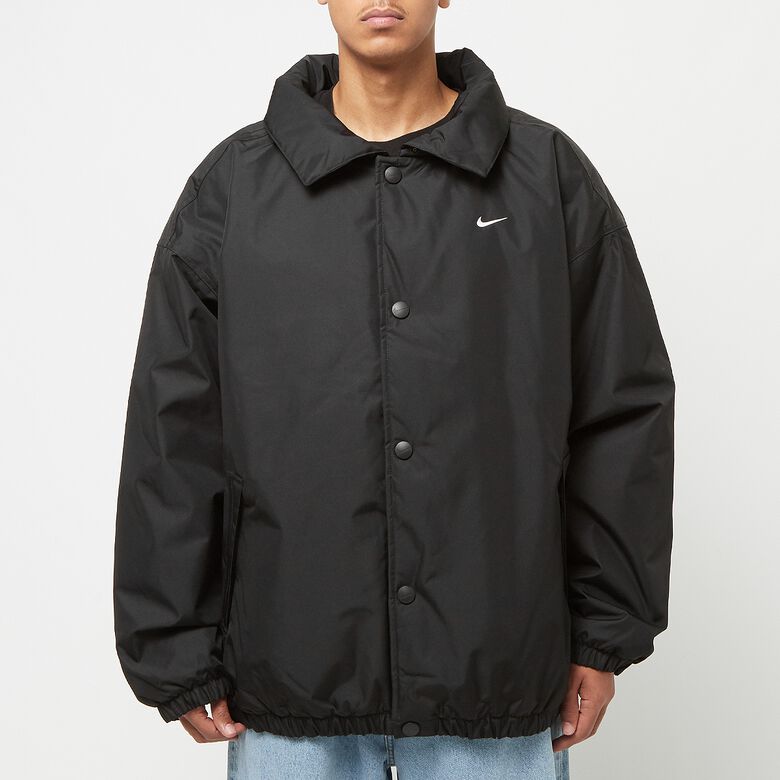 NIKE Solo Swoosh Puffer-Jacke black/white