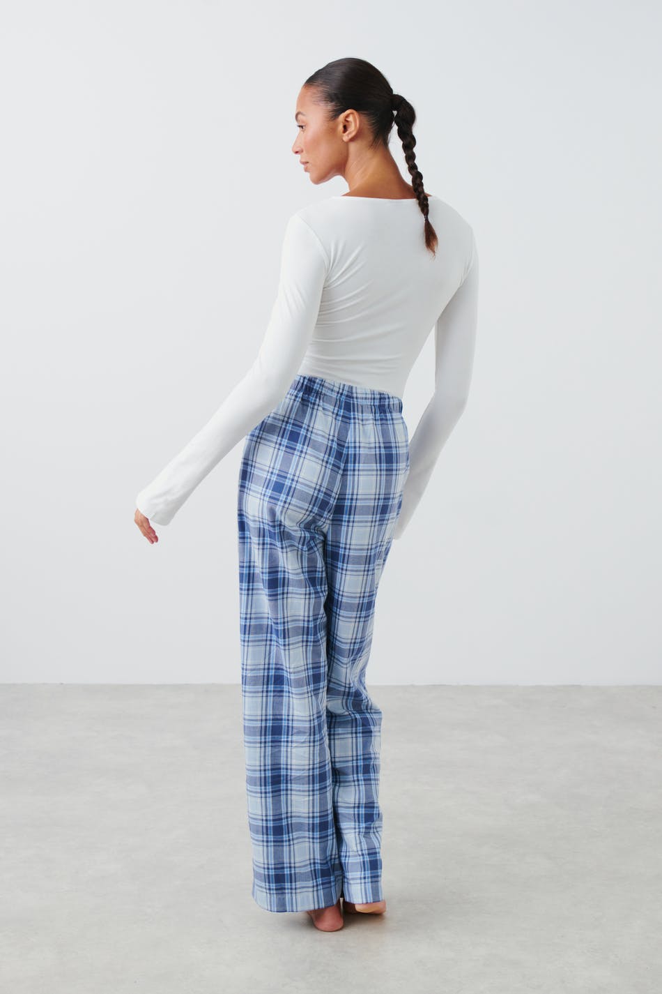 Flannel pyjamas trousers