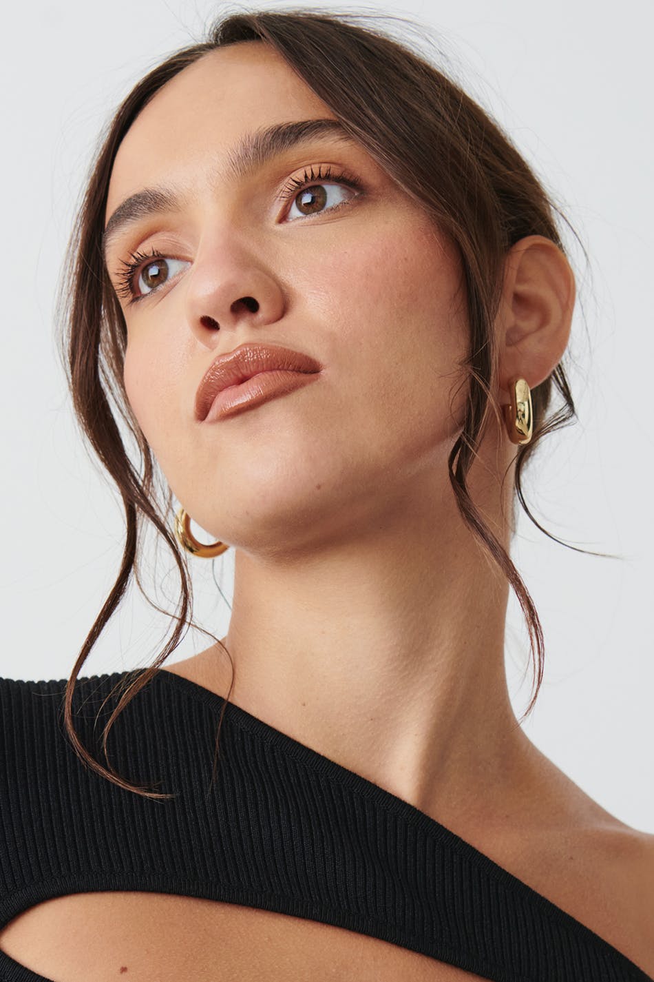 Superchunky hoops earrings