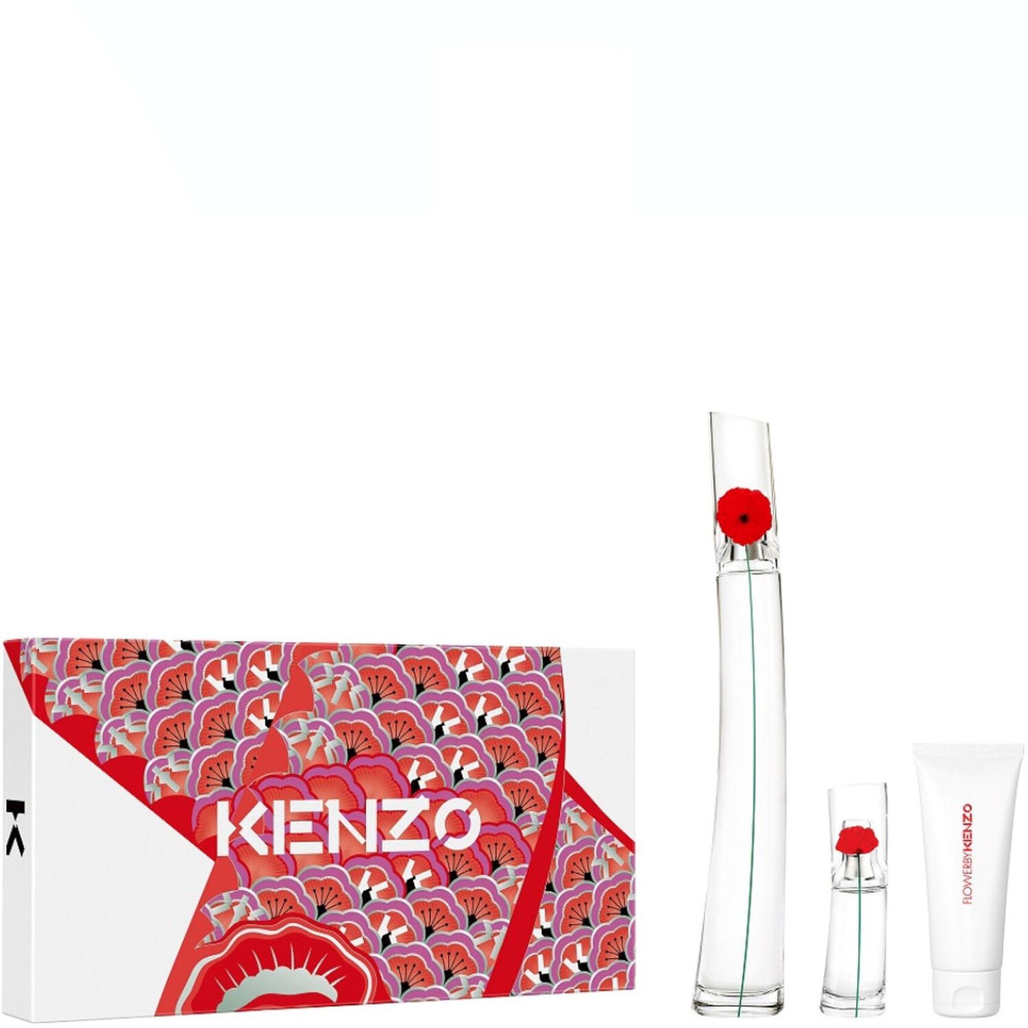 Kenzo Flower By Kenzo Coffret Eau de Parfum 100 ml et 15 ml + Lait Corps 75 ml