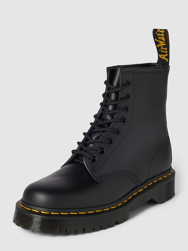 Stiefel mit Schnürverschluss Modell 'Bex' in schwarz