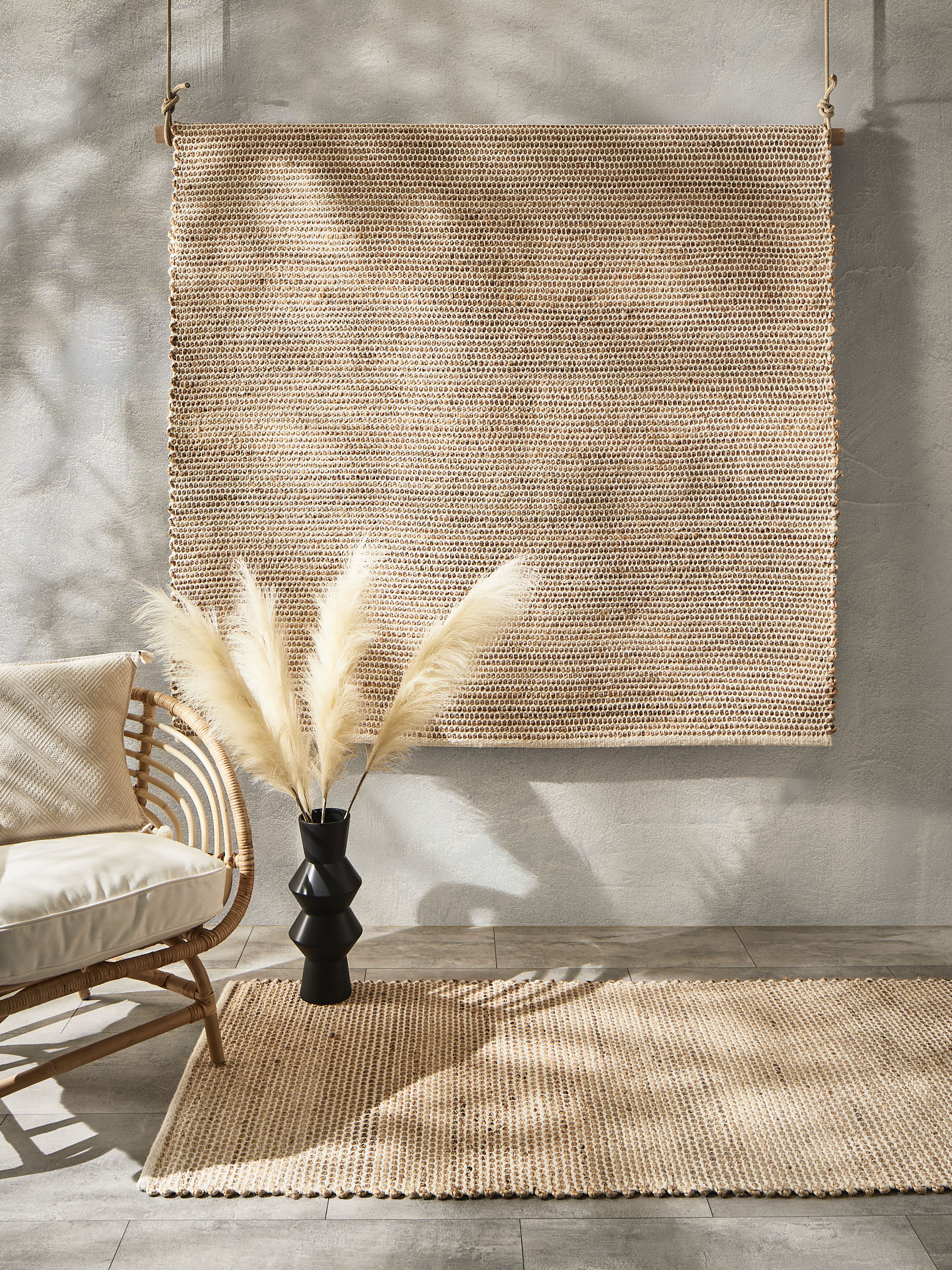 Holbaek Jute-Teppich, Sand White