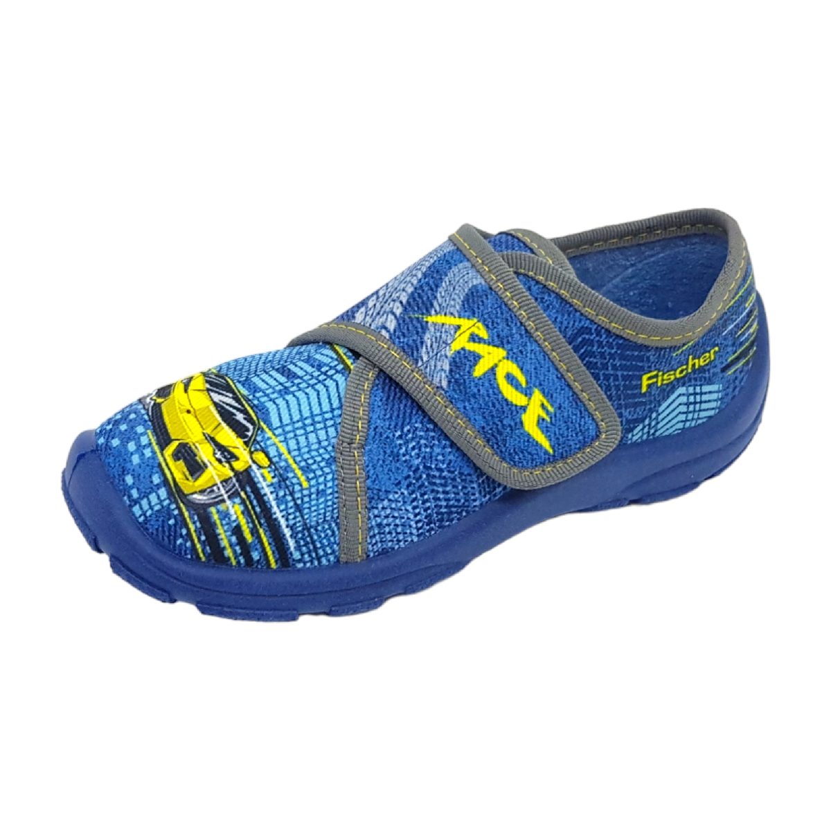 Fischer Markenschuhe Danny 621831 Blau 513 blau/gelb