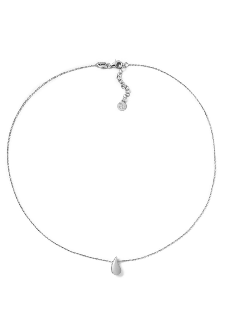 Casa Jewelry Drop S Shiny silver necklace