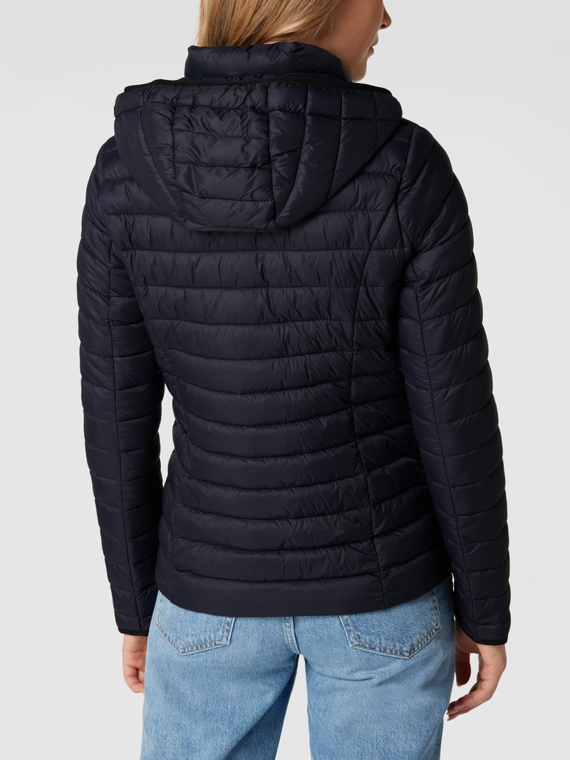 Steppjacke mit Wattierung in marineblau