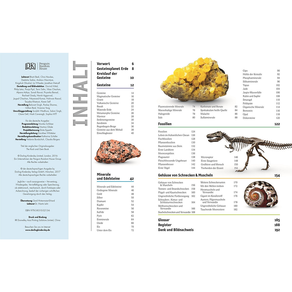 Steine: Minerale, Edelsteine und Fossilien in über 1000 Bildern