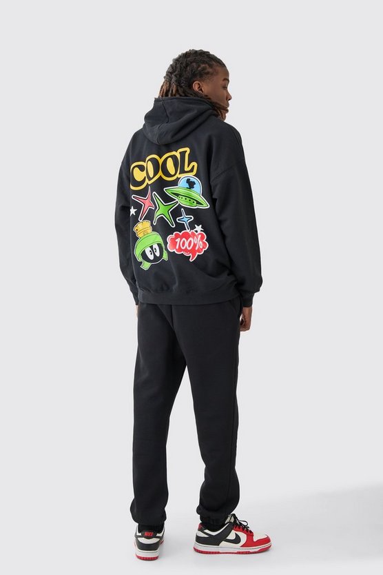 Oversize Hoodie mit lizenziertem Looney Tunes Print