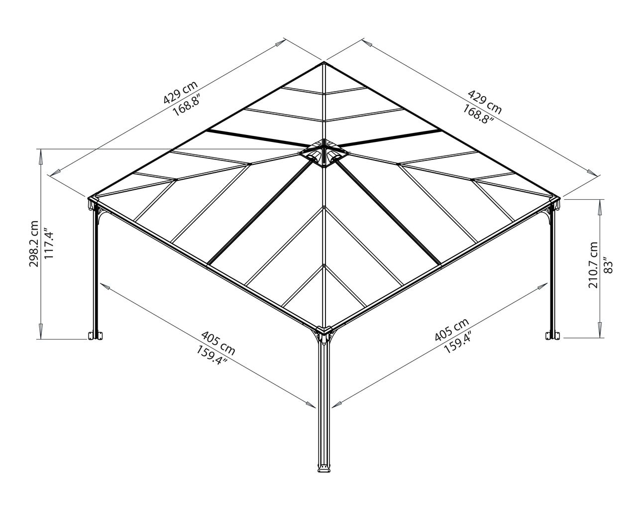 Canopia by Palram Gartenpavillon 