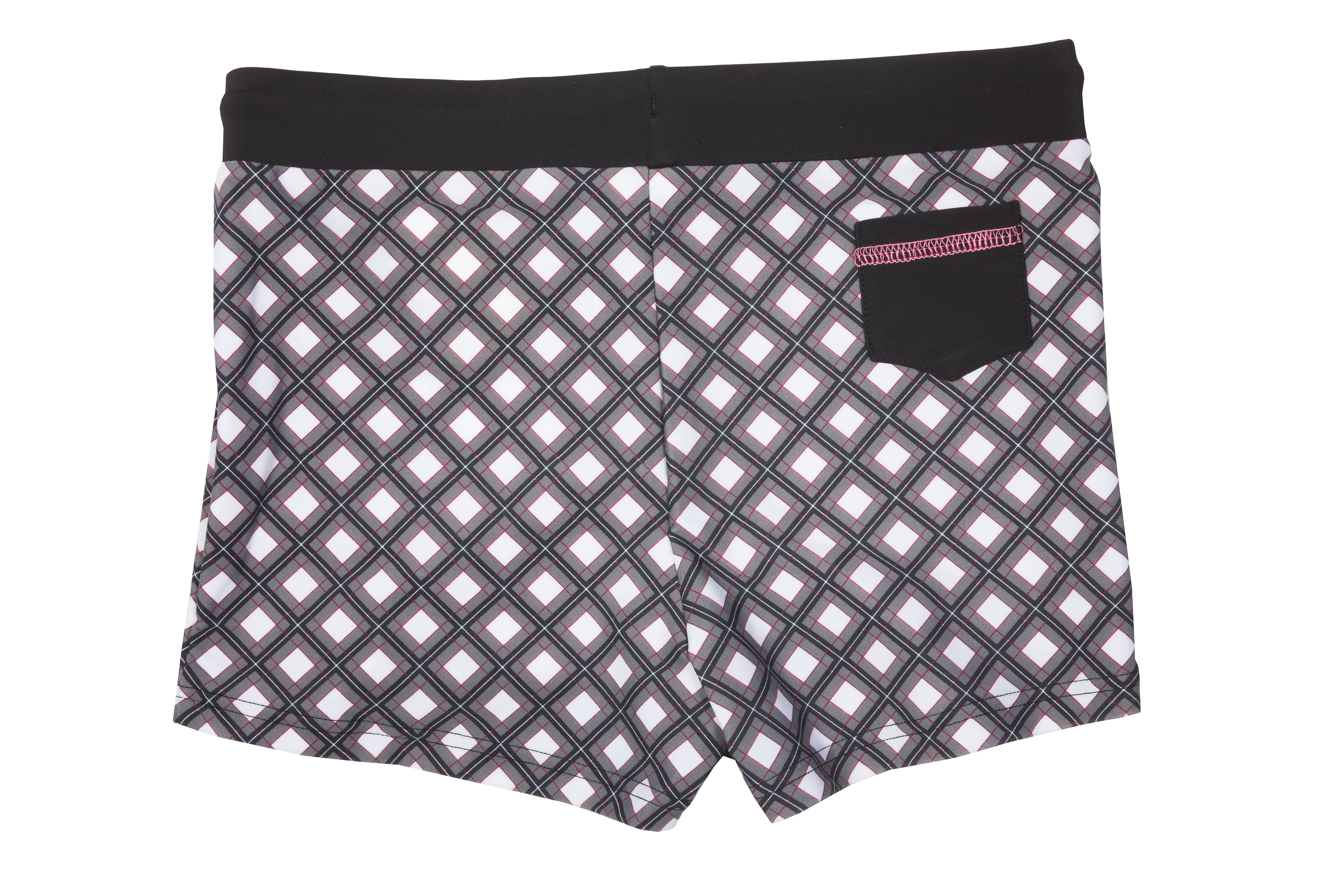 petit amour Badeshorts FERDERICO Badehose für Jungen weitenverstellbar mit Kordel, ohne Netzeinsatz als coole, eng anliegende Retroshorts in Größen 1 bis 12 Jahren. Design made in Hamburg. Nachhaltig und fair in kleinen Stückzahlen gefertigt.