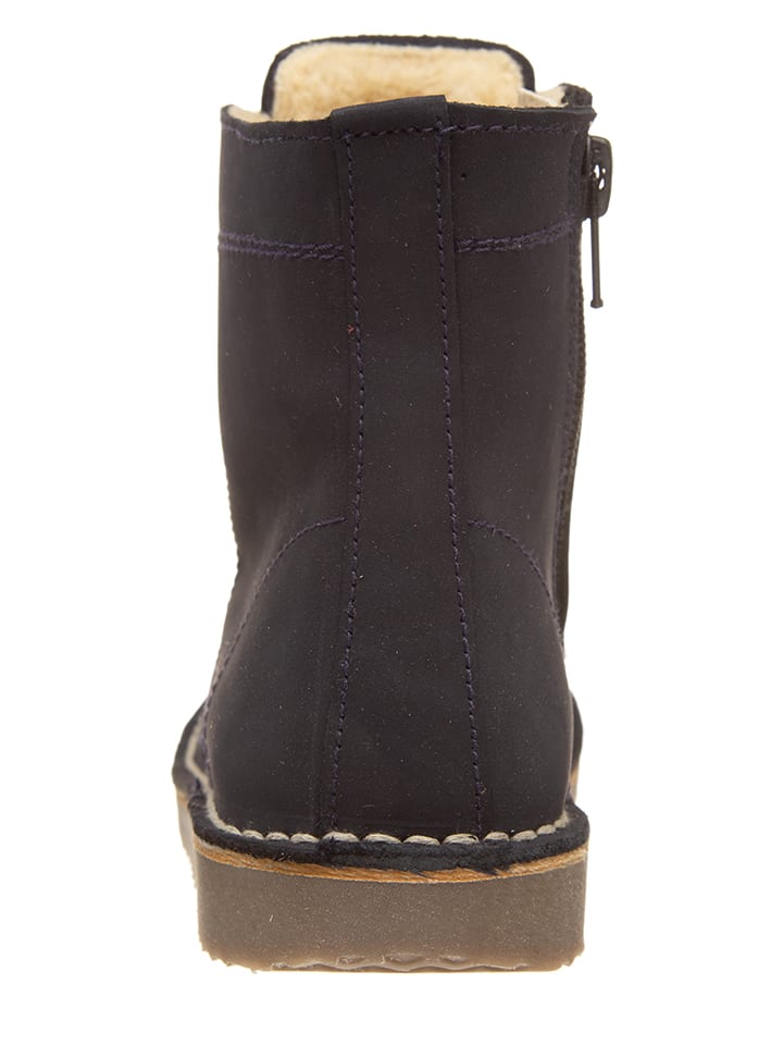 kmins Leder-Boots in Dunkelblau günstig kaufen