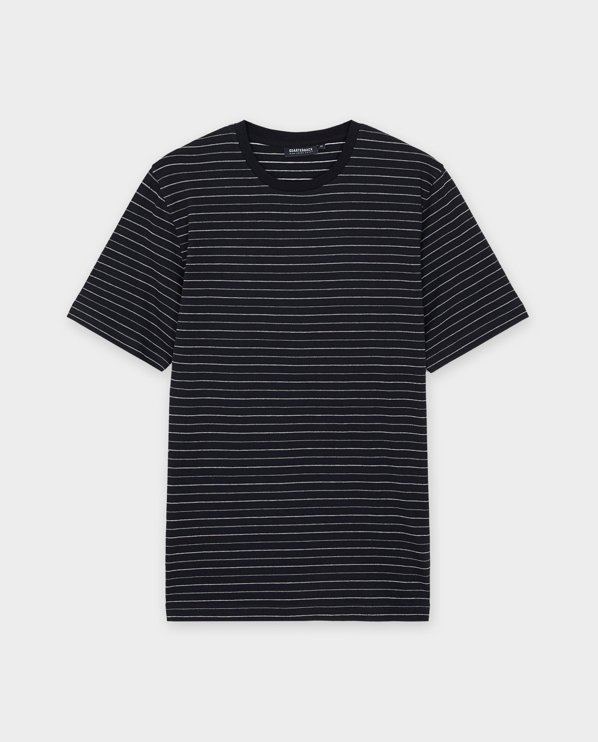 Tricou albastru închis din bumbac organic cu tematică de quarterback