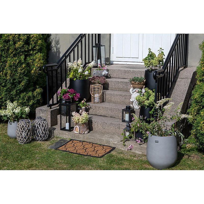 Home Lykt Slettnes 19x19x48 cm sort