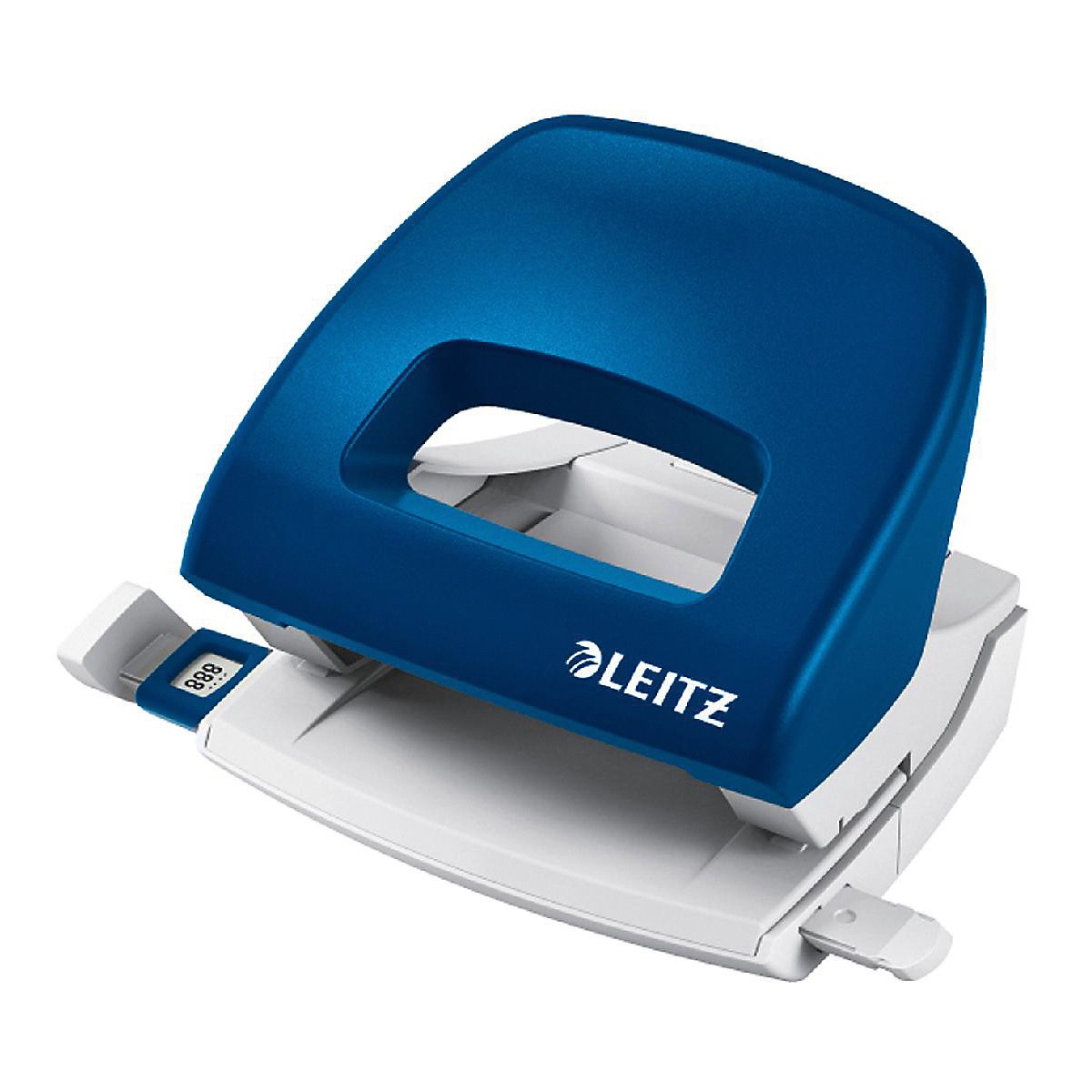 Bürolocher NeXXt 5038 mit Schiene blau 16 Blatt