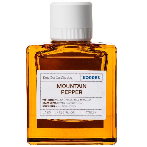 Korres Mountain Pepper Eau de Toilette für Ihn 50 ml