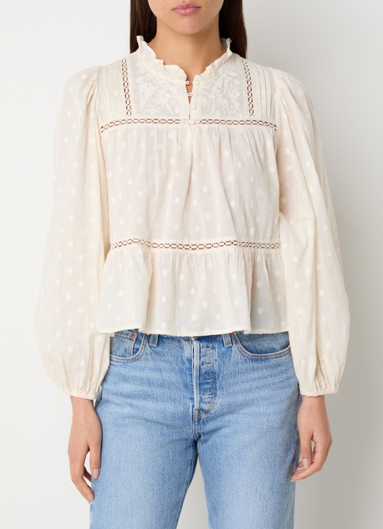 Levi's  Lucia tuniek met borduring en opengewerkt detail