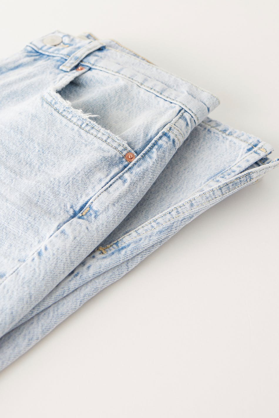 90s slit jeans