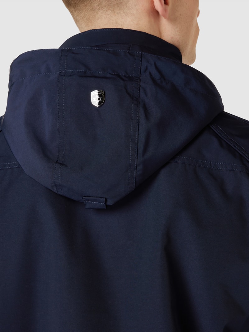 Funktionsjacke mit Kapuze Modell 'CICERO' in marineblau
