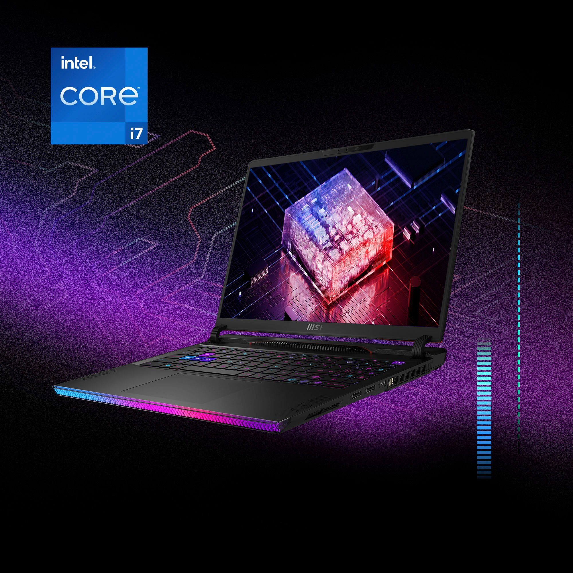 MSI Raider GE68 HX 13VG-037 Gaming-Notebook (40,6 cm/16 Zoll, Intel Core i7 13700HX, GeForce RTX 4070, 2000 GB SSD)