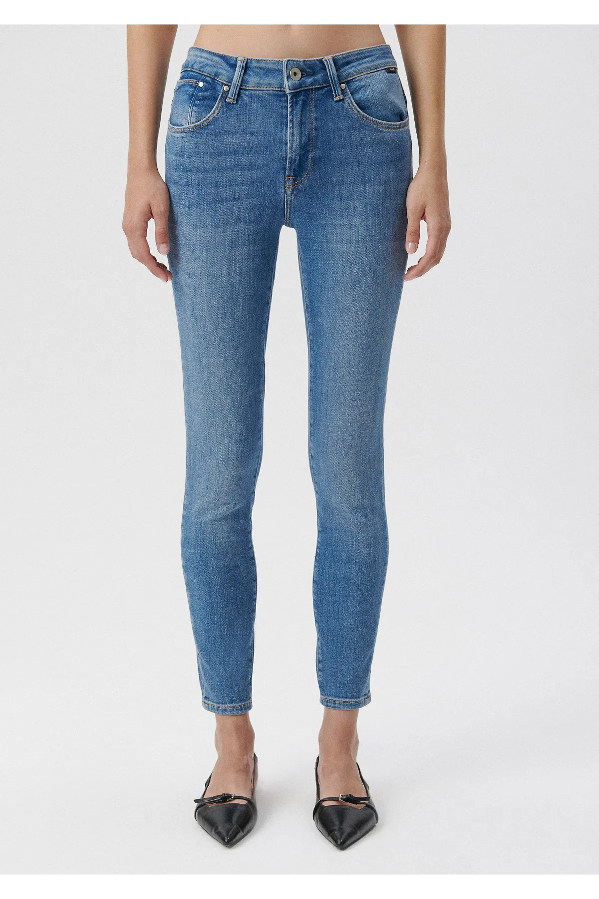 Mavi  Tess M Girly Indigoblaue Jeanshose 100328-80978