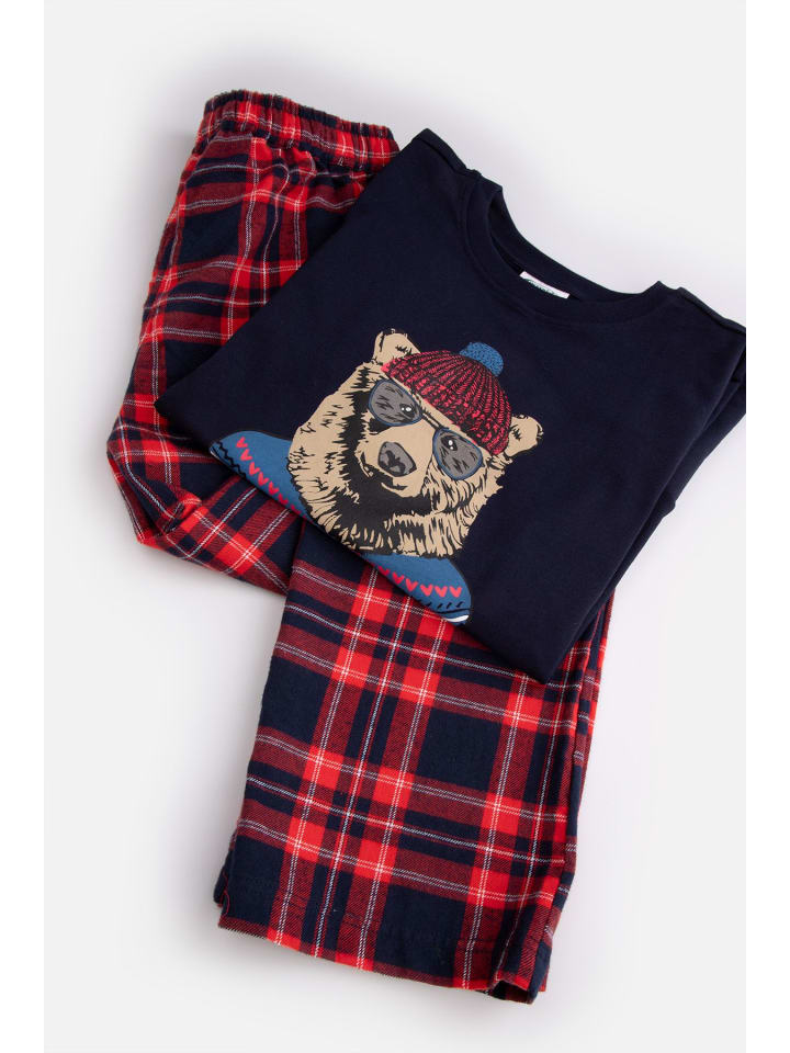 Coccodrillo Pyjama für Jungen in dunkelblau günstig kaufen