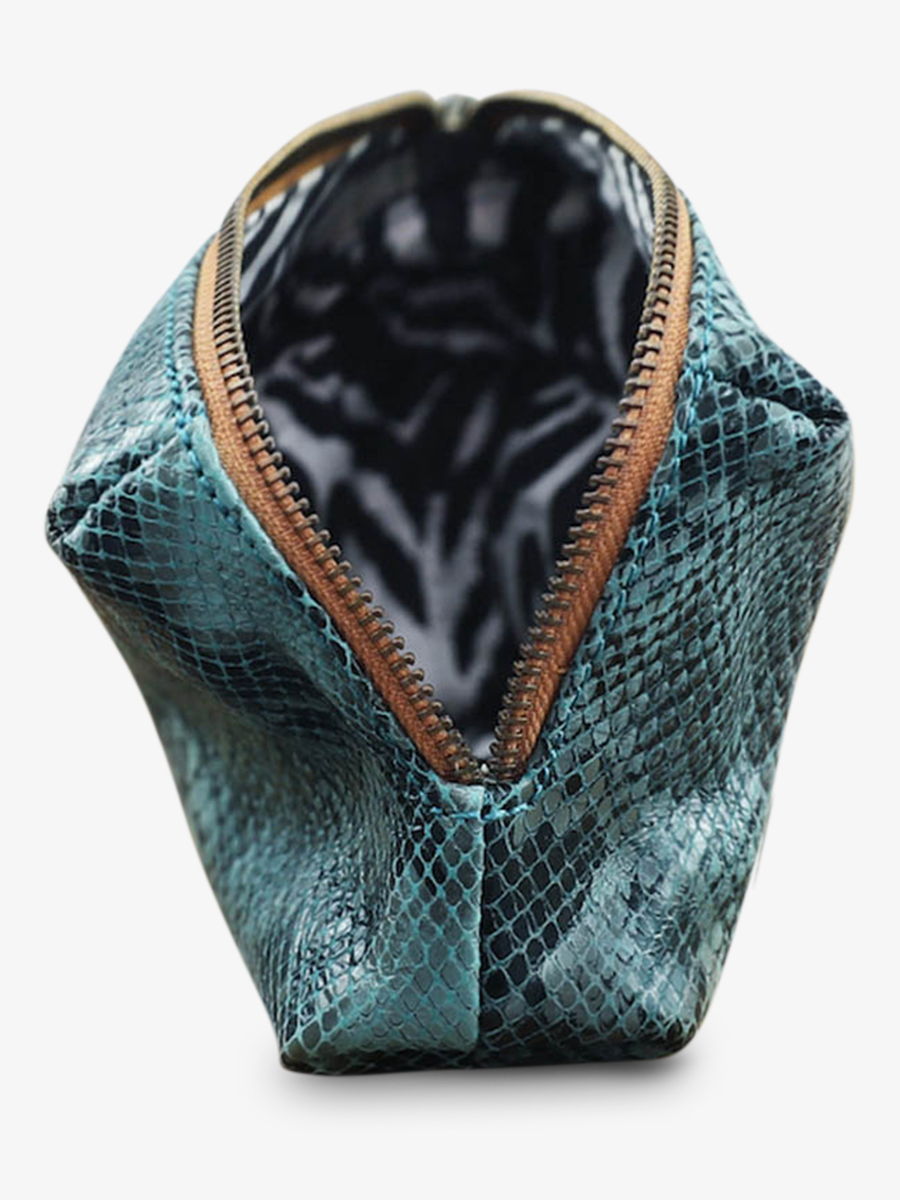 Adèle Python - Bleu Piscine