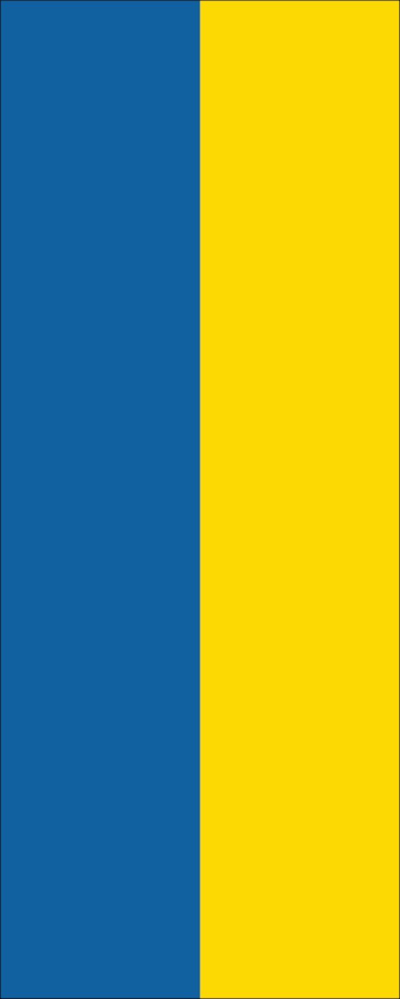 flaggenmeer Flagge Flagge Ukraine 110 g/m² Hochformat