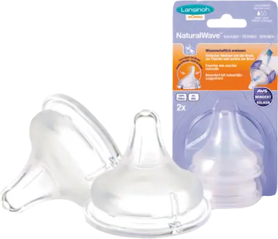 LANSINOH NaturalWave Sauger L  2 St