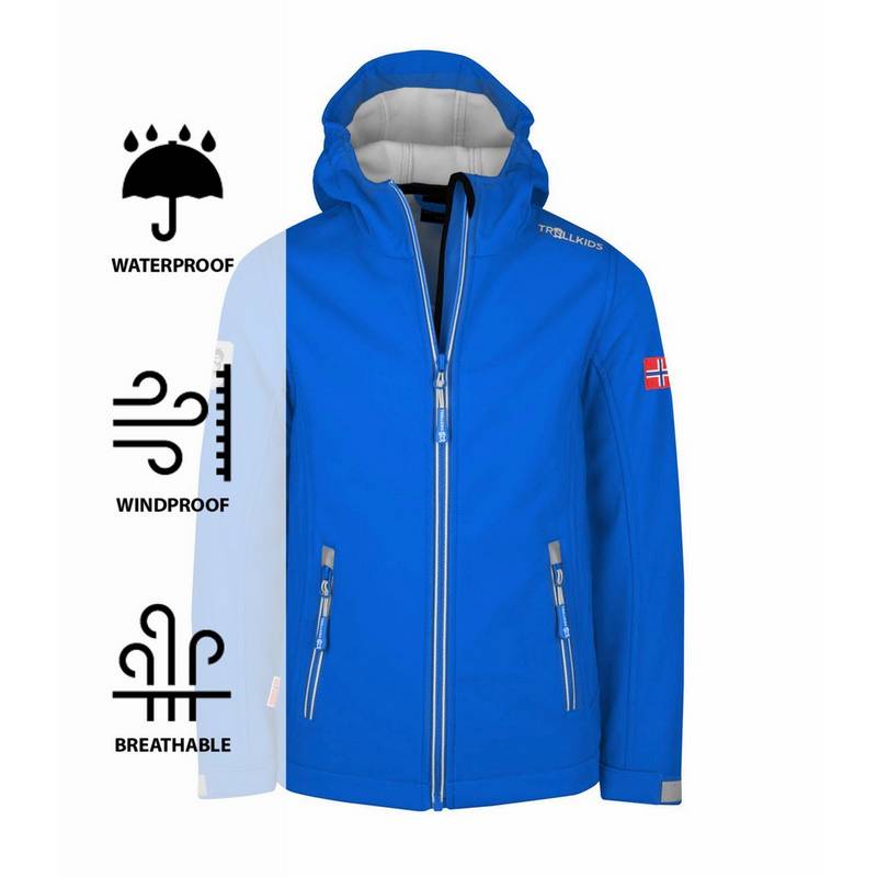 Trollkids Trollfjord Softshelljacke Kinder