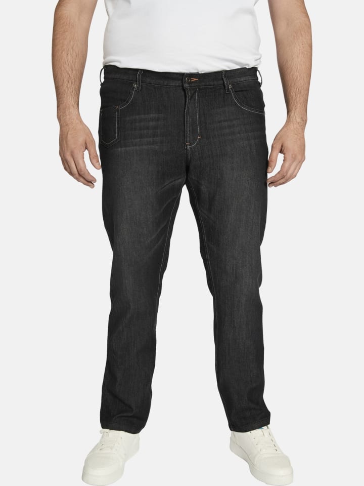 Charles Colby Tiefbundjeans BARON CASSANDER in schwarz günstig kaufen