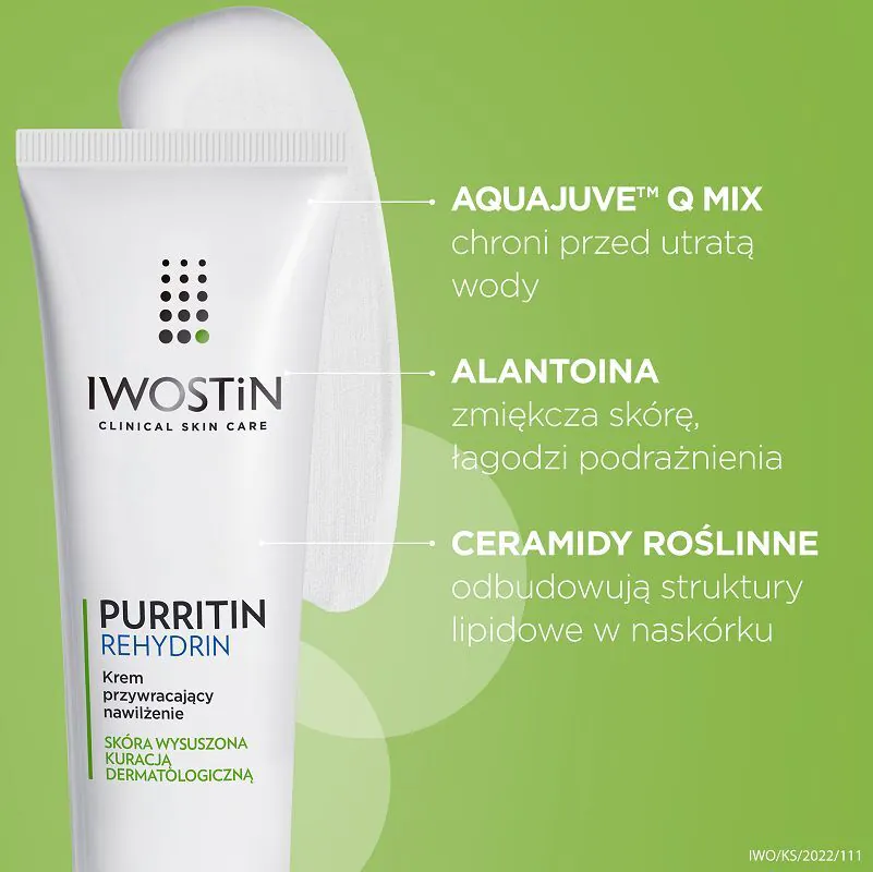 Iwostin Purritin Rehydrin krema za obnavljanje vlage