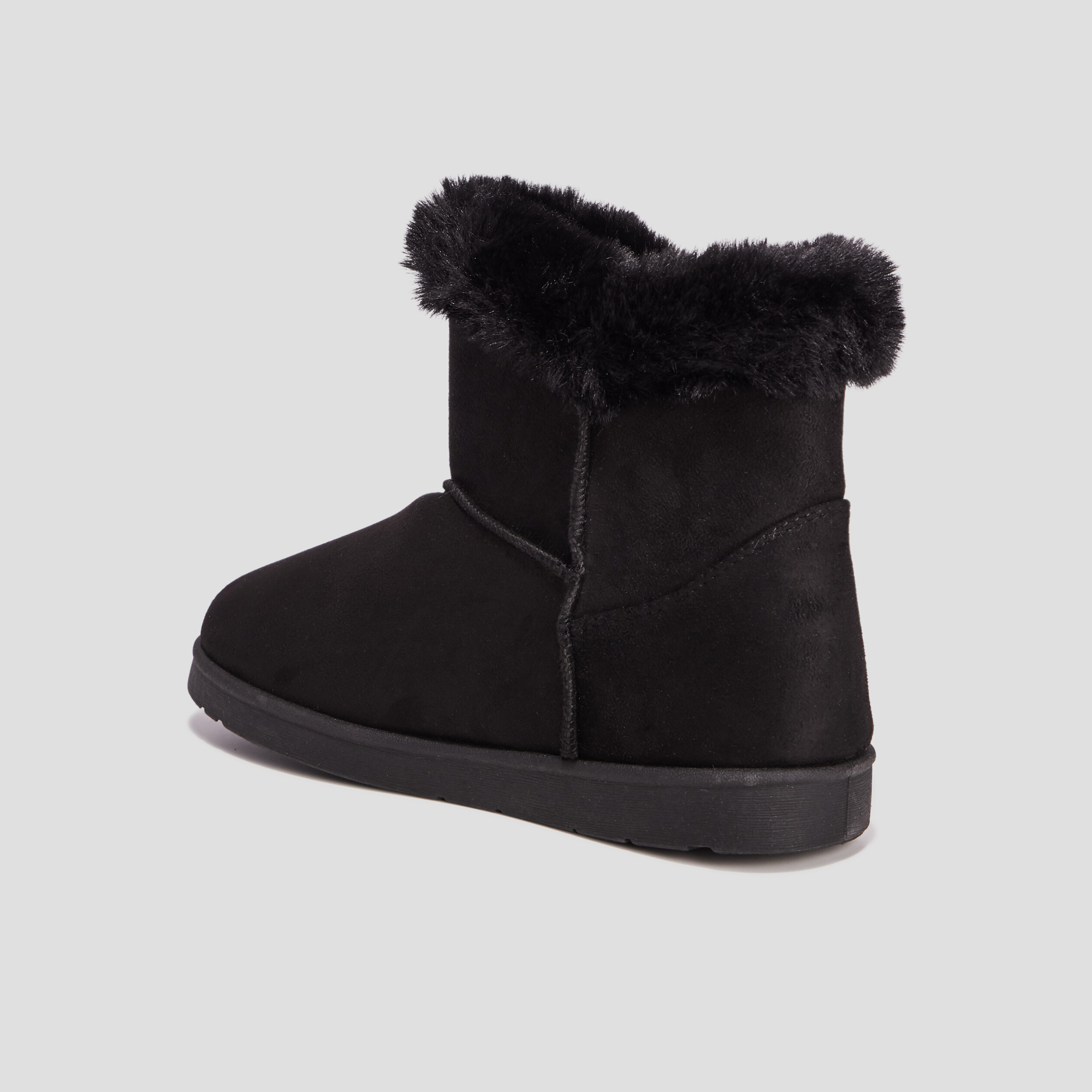 Bottines fourrées noir femme | La Halle
